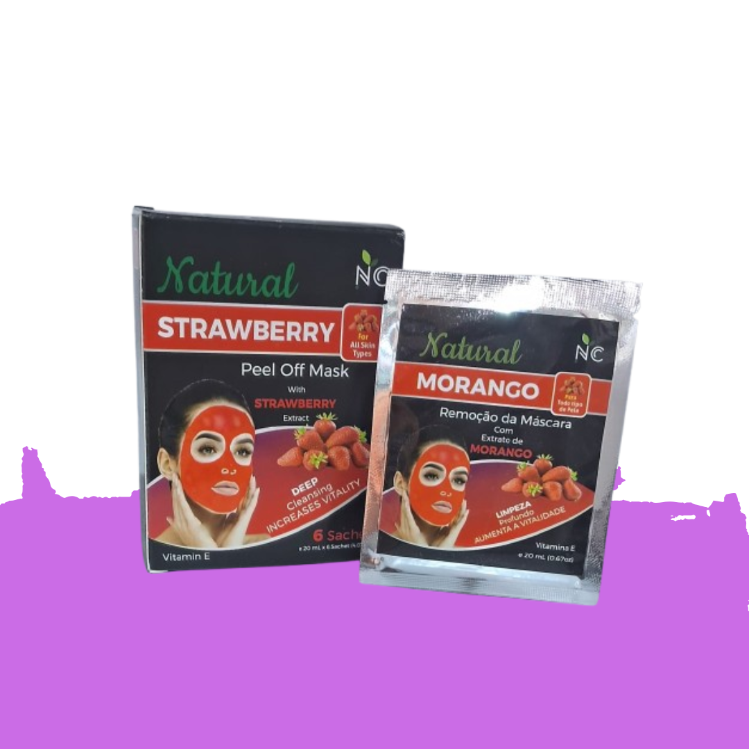 Natural-Remoção da Másca-Morango